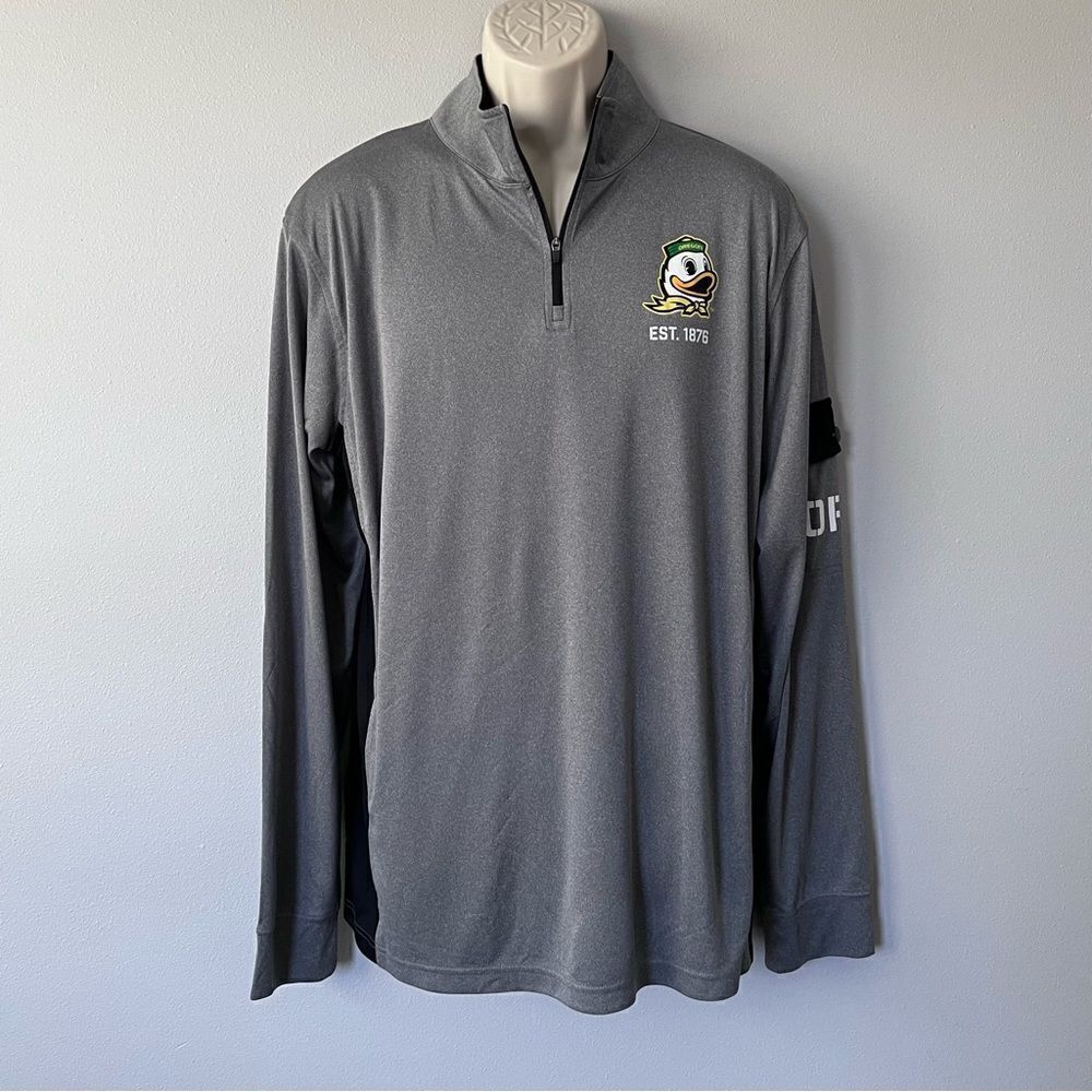Box Seat Company Oregon Ducks Long Sleeve Pullover Size XL NWT!
